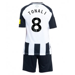 Billiga Newcastle United Sandro Tonali #8 Hemmatröja Barn 2024-25 Kortärmad (+ Korta byxor)